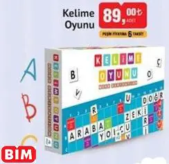 KELİME OYUNU KELİME OYUNU